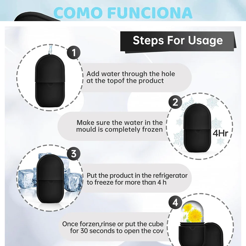 Beauty Ice Roller for Face & Eye Massager (Reusable, Loose)